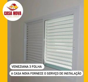 Veneziana 3 Folhas Linha Premium